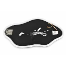 LUSTRO KAMYK LED 40x80 M-570 WŁĄCZNIK DOTYKOWY ŁAZIENKOWE Z PODŚWIETLENIEM - zdjęcie 9