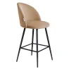 Hoker obrotowy Colin MG06 – krzesło barowe z czarną podstawą