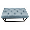 Ławka CHESTERFIELD LOFT BL06 pufa podnóżek metal