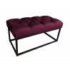 Ławka CHESTERFIELD LOFT MG02 pufa podnóżek metal