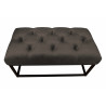 Ławka CHESTERFIELD LOFT MG05 pufa podnóżek metal