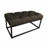 Ławka CHESTERFIELD LOFT MG05 pufa podnóżek metal