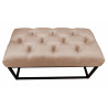 Ławka CHESTERFIELD LOFT MG06 pufa podnóżek metal