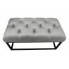 Ławka CHESTERFIELD LOFT MG17 pufa podnóżek metal