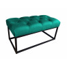 Ławka CHESTERFIELD LOFT MG20 pufa podnóżek metal