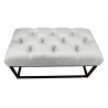 Ławka CHESTERFIELD LOFT MG39 pufa podnóżek metal