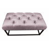 Ławka CHESTERFIELD LOFT MG55 pufa podnóżek metal