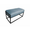 Ławka KAYA LOFT BL06 pufa podnóżek metal