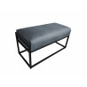 Ławka KAYA LOFT BL14 pufa podnóżek metal