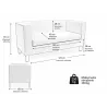 Sofa Monaco D18 – elegancka i wygodna do salonu