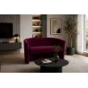 Sofa biurowa CLUB Welur MG02 ATOS – elegancka sofa z weluru do biura, recepcji i poczekalni