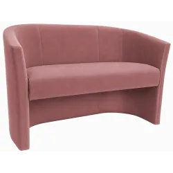 Sofa biurowa CLUB Welur MG58 ATOS – elegancka sofa z weluru do biura, recepcji i poczekalni