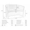 Sofa CLUB Eco skóra – komfort i elegancja