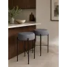 Hoker Pola – krzesło barowe z metalową podstawą