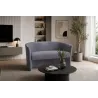 Sofa biurowa CLUB Welur ATOS – elegancka sofa z weluru do biura, recepcji i poczekalni