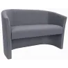 Sofa biurowa CLUB Welur ATOS – elegancka sofa z weluru do biura, recepcji i poczekalni
