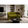 Sofa biurowa CLUB Welur ATOS – elegancka sofa z weluru do biura, recepcji i poczekalni