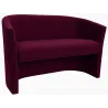 Sofa biurowa CLUB Welur ATOS – elegancka sofa z weluru do biura, recepcji i poczekalni