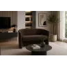Sofa biurowa CLUB Welur ATOS – elegancka sofa z weluru do biura, recepcji i poczekalni