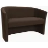 Sofa biurowa CLUB Welur ATOS – elegancka sofa z weluru do biura, recepcji i poczekalni