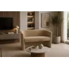 Sofa biurowa CLUB Welur ATOS – elegancka sofa z weluru do biura, recepcji i poczekalni
