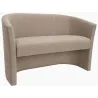 Sofa biurowa CLUB Welur ATOS – elegancka sofa z weluru do biura, recepcji i poczekalni