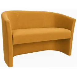 Sofa biurowa CLUB Welur ATOS – elegancka sofa z weluru do biura, recepcji i poczekalni