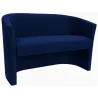 Sofa biurowa CLUB Welur ATOS – elegancka sofa z weluru do biura, recepcji i poczekalni