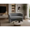 Sofa biurowa CLUB Welur ATOS – elegancka sofa z weluru do biura, recepcji i poczekalni