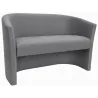 Sofa biurowa CLUB Welur ATOS – elegancka sofa z weluru do biura, recepcji i poczekalni