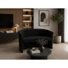 Sofa biurowa CLUB Welur ATOS – elegancka sofa z weluru do biura, recepcji i poczekalni