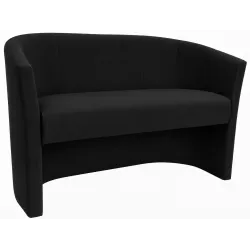 Sofa biurowa CLUB Welur ATOS – elegancka sofa z weluru do biura, recepcji i poczekalni