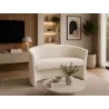 Sofa biurowa CLUB Welur ATOS – elegancka sofa z weluru do biura, recepcji i poczekalni