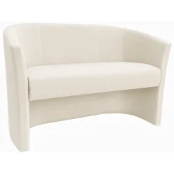Sofa biurowa CLUB Welur ATOS – elegancka sofa z weluru do biura, recepcji i poczekalni
