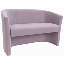 Sofa biurowa CLUB Welur ATOS – elegancka sofa z weluru do biura, recepcji i poczekalni