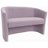 Sofa biurowa CLUB Welur ATOS – elegancka sofa z weluru do biura, recepcji i poczekalni