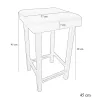 Taboret Klasyk Loft 45cm D2 – niski stołek z eco skóry loft