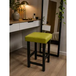 Taboret Klasyk Loft 45cm D5 – niski stołek z eco skóry loft