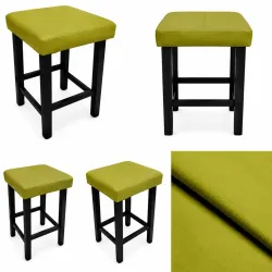 Taboret Klasyk Loft 45cm D5 – niski stołek z eco skóry loft