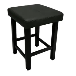 Taboret Klasyk Loft 45cm D6 – niski stołek z eco skóry loft
