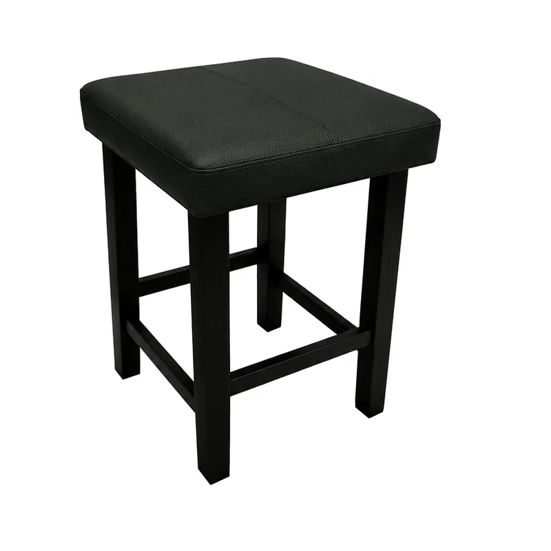 Taboret Klasyk Loft 45cm D6 – niski stołek z eco skóry loft