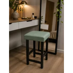Taboret Klasyk Loft 45cm D7 – niski stołek z eco skóry loft