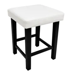 Taboret Klasyk Loft 45cm D10 – niski stołek z eco skóry loft