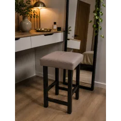 Taboret Klasyk Loft 45cm D11 – niski stołek z eco skóry loft