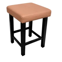Taboret Klasyk Loft 45cm D14 – niski stołek z eco skóry loft