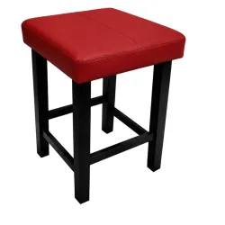 Taboret Klasyk Loft 45cm D15 – niski stołek z eco skóry loft