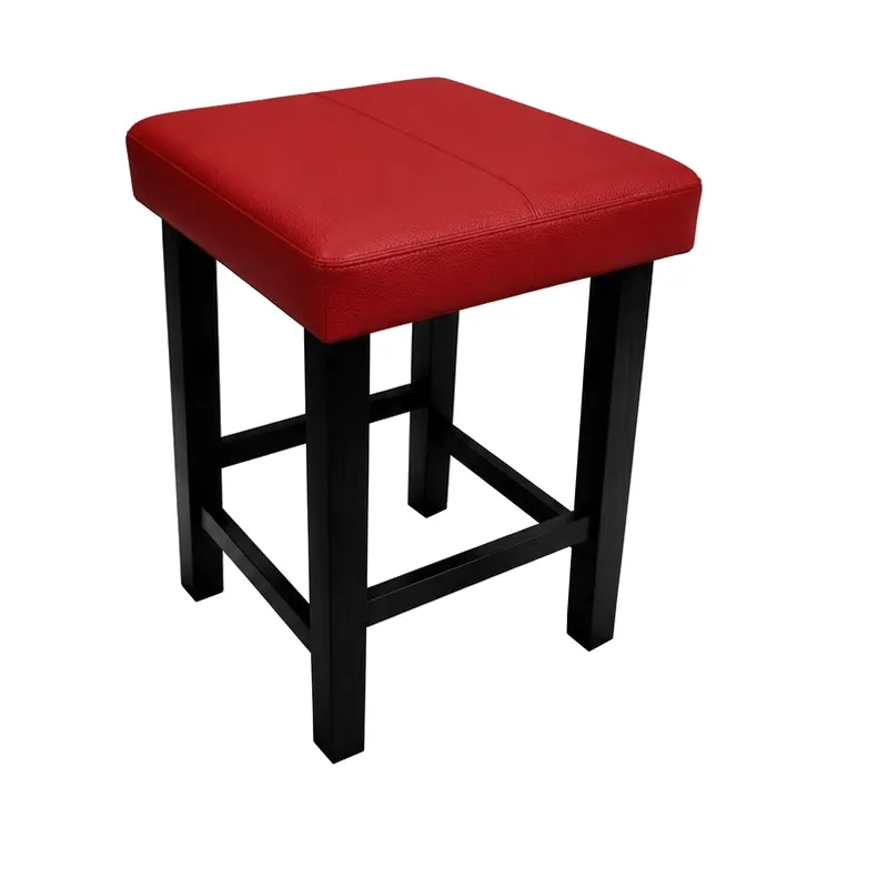 Taboret Klasyk Loft 45cm D15 – niski stołek z eco skóry loft