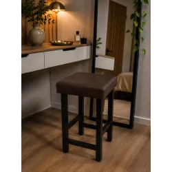 Taboret Klasyk Loft 45cm D19 – niski stołek z eco skóry loft