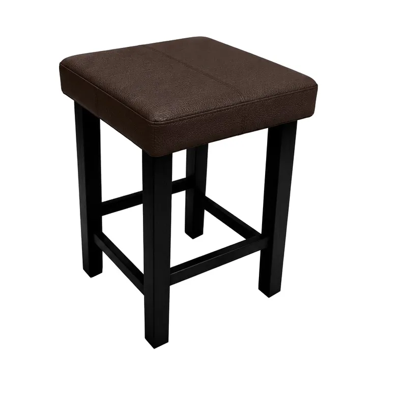 Taboret Klasyk Loft 45cm D19 – niski stołek z eco skóry loft