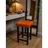 Taboret Klasyk Loft 45cm D20 – niski stołek z eco skóry loft